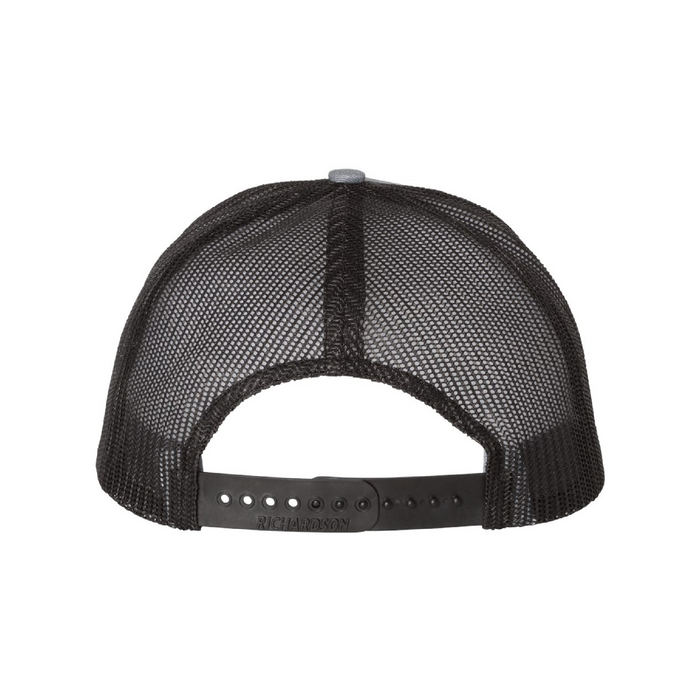 Rear view of the Richardson Snapback Trucker Cap - 