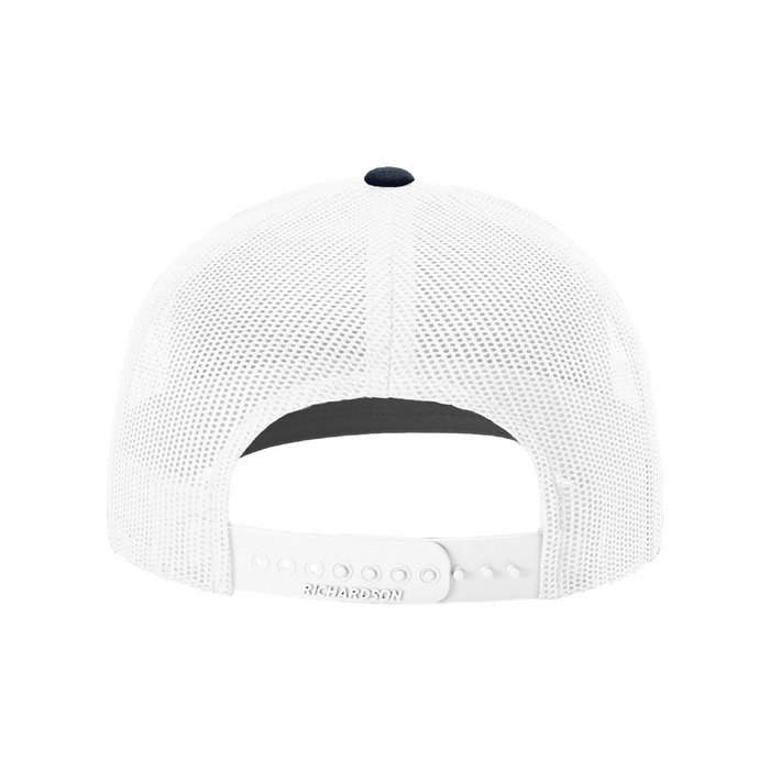 Rear view of the Richardson Snapback Trucker Cap - 