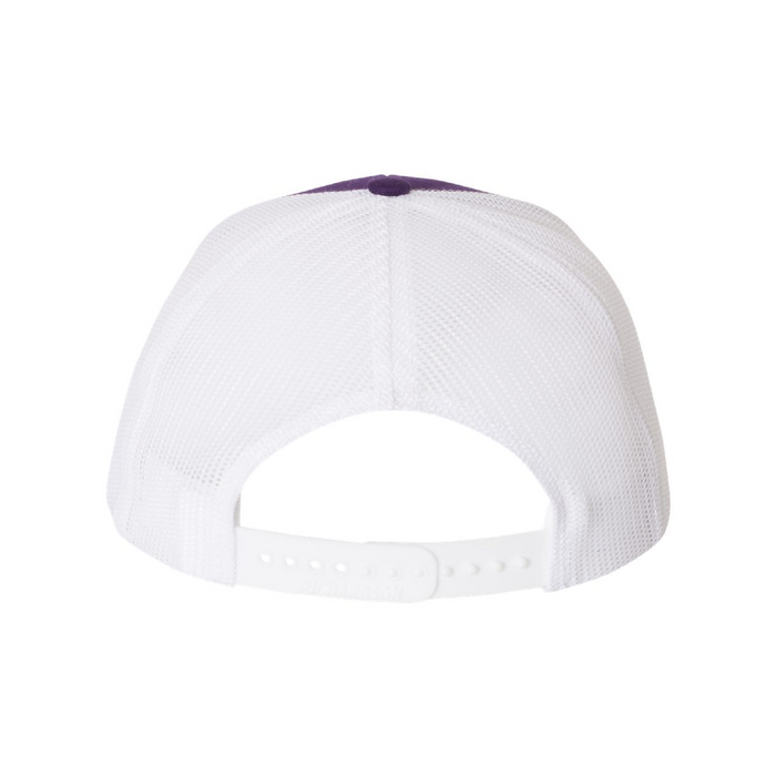 Rear view of the Richardson Snapback Trucker Cap - 