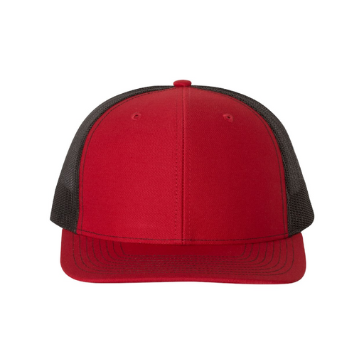 Front view of the Richardson Snapback Trucker Cap - 