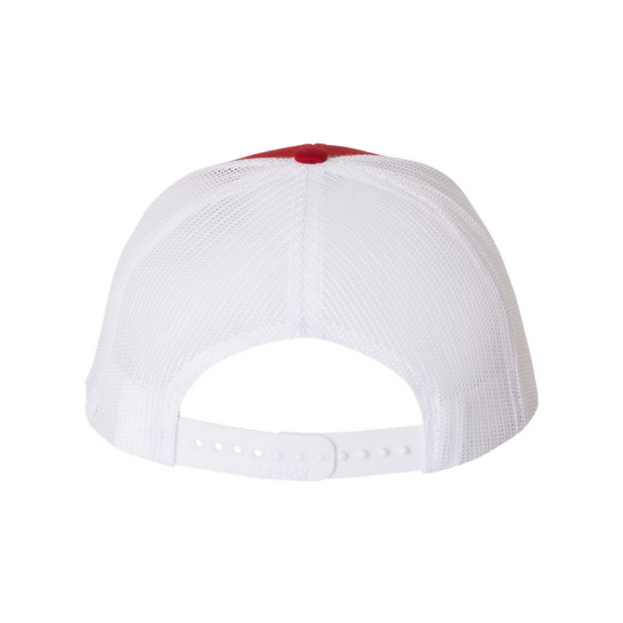 Rear view of the Richardson Snapback Trucker Cap - 