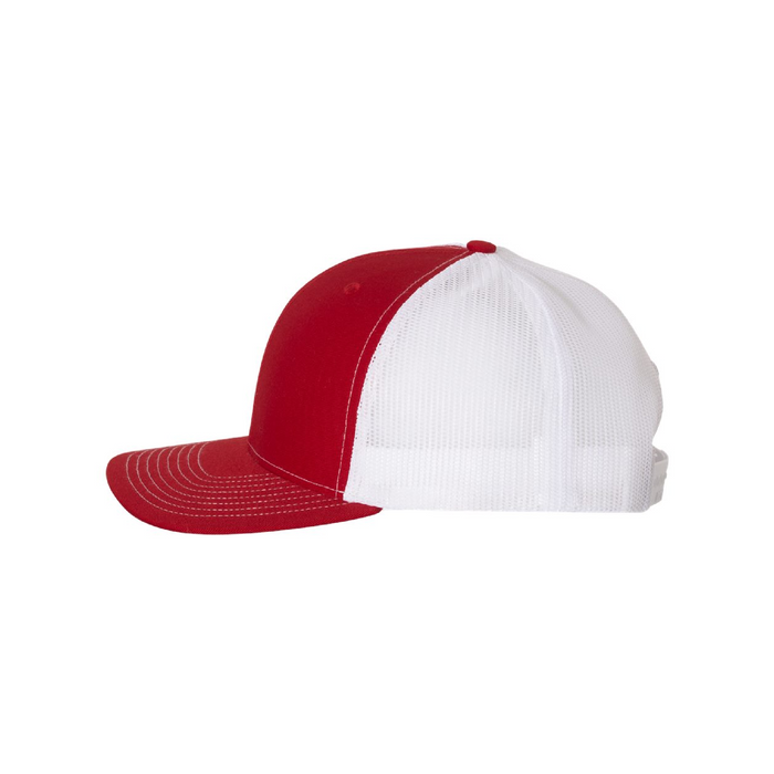 Left view of the Richardson Snapback Trucker Cap - 