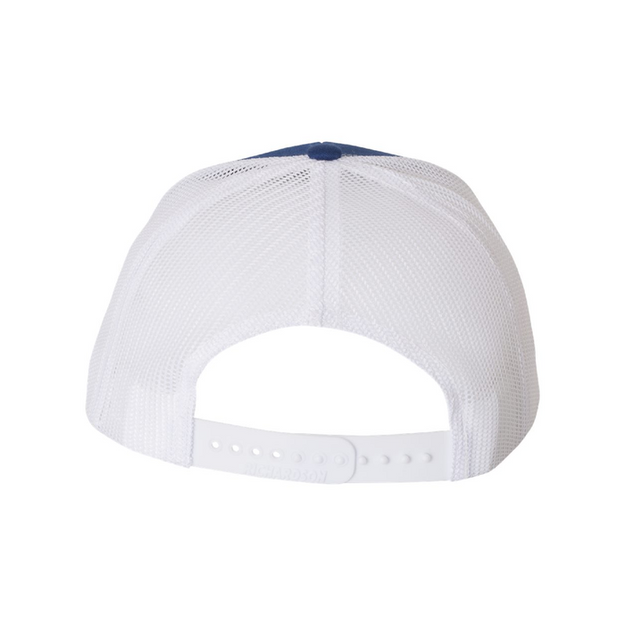 Rear view of the Richardson Snapback Trucker Cap - 