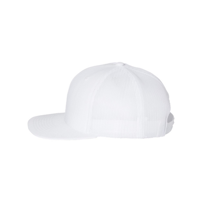 Left view of the Richardson Snapback Trucker Cap - 