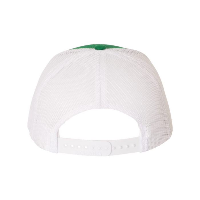Rear view of the Richardson Snapback Trucker Cap - 