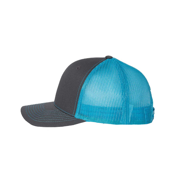 Left view of the Richardson Snapback Trucker Cap - 