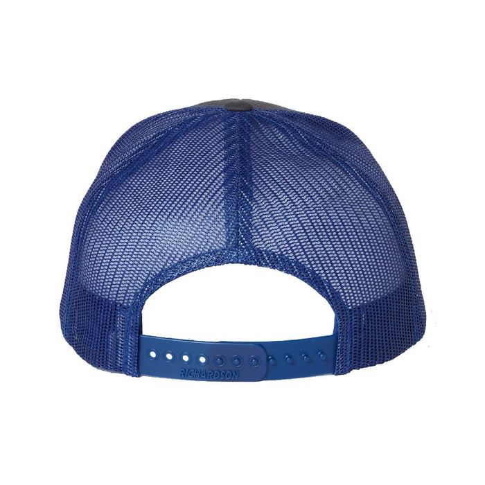 Rear view of the Richardson Snapback Trucker Cap - 