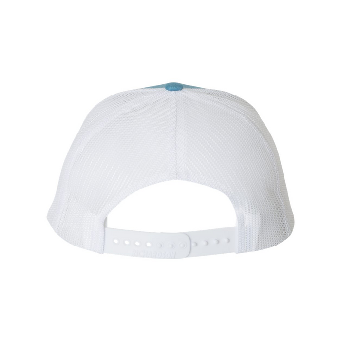 Rear view of the Richardson Snapback Trucker Cap - 