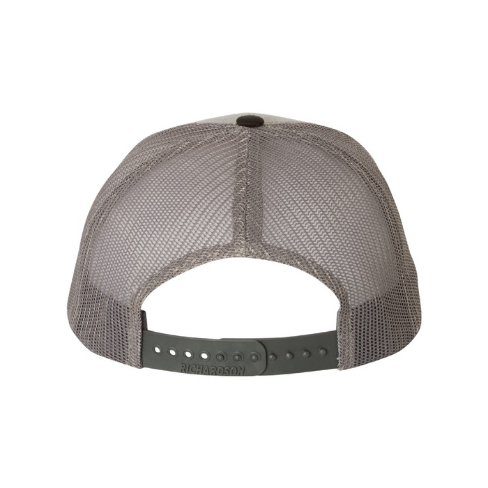 Rear view of the Richardson Snapback Trucker Cap - 