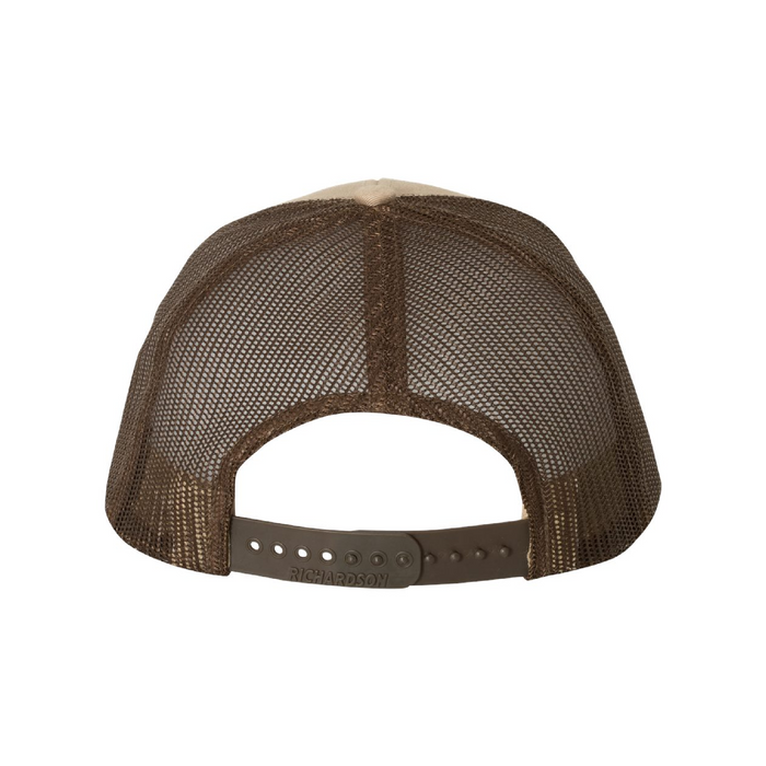 Rear view of the Richardson Snapback Trucker Cap - 