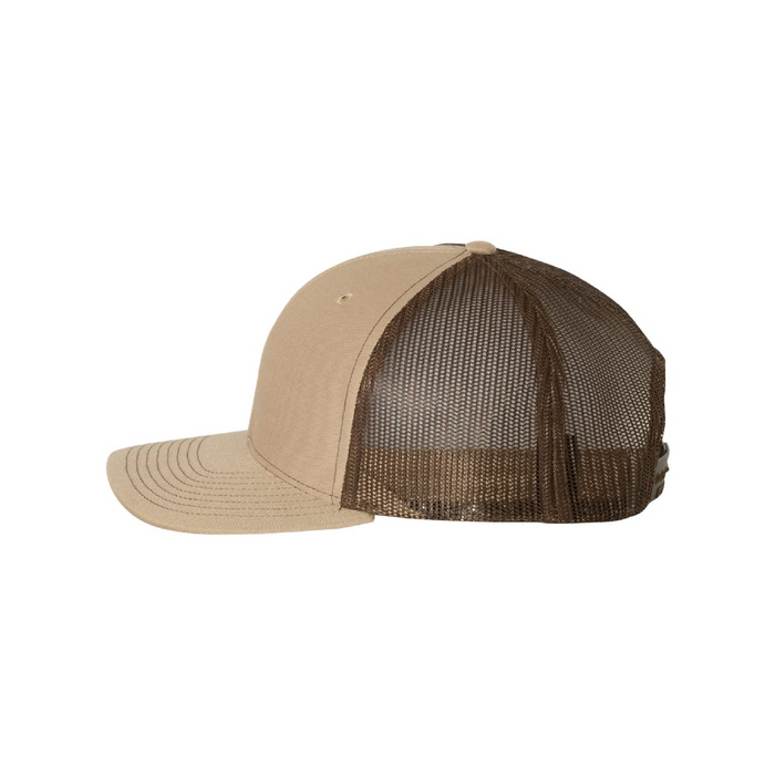 Left view of the Richardson Snapback Trucker Cap - 