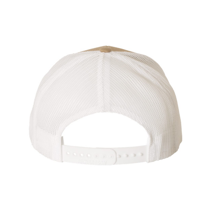 Rear view of the Richardson Snapback Trucker Cap - 