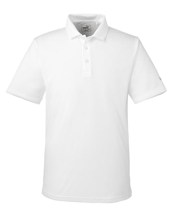 Front and Blank view of the Puma Golf Men's Icon Golf Polo