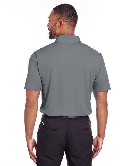 Rear view of the Puma Golf Men's Icon Golf Polo