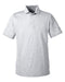 Front and Blank view of the Puma Golf Men's Icon Heather Polo