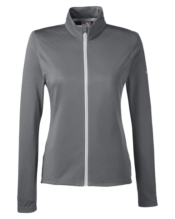 Front and Blank view of the Puma Golf Ladies' Icon Full-Zip