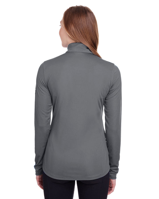 Rear view of the Puma Golf Ladies' Icon Full-Zip