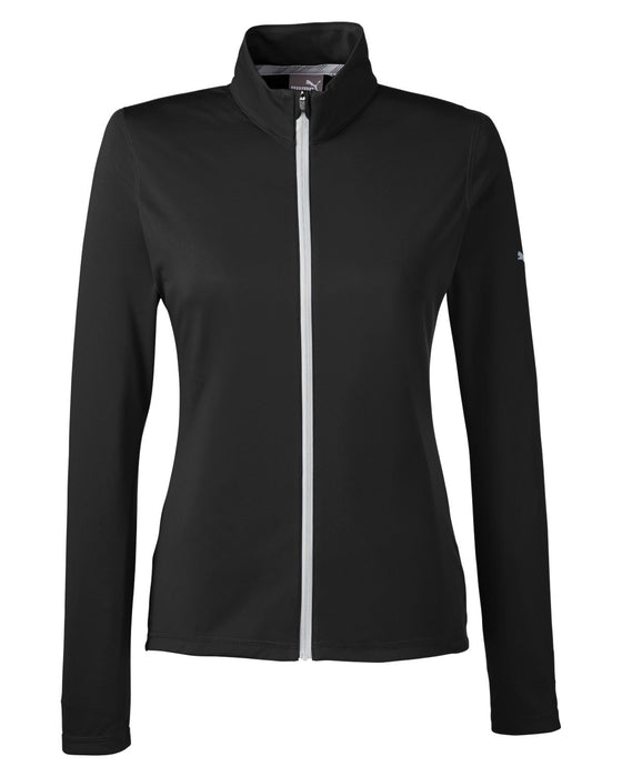 Front and Blank view of the Puma Golf Ladies' Icon Full-Zip