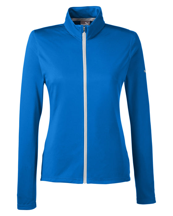 Front and Blank view of the Puma Golf Ladies' Icon Full-Zip