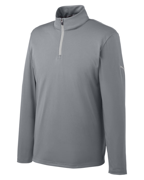 Right and Blank view of the Puma Golf Men's Icon Quarter-Zip