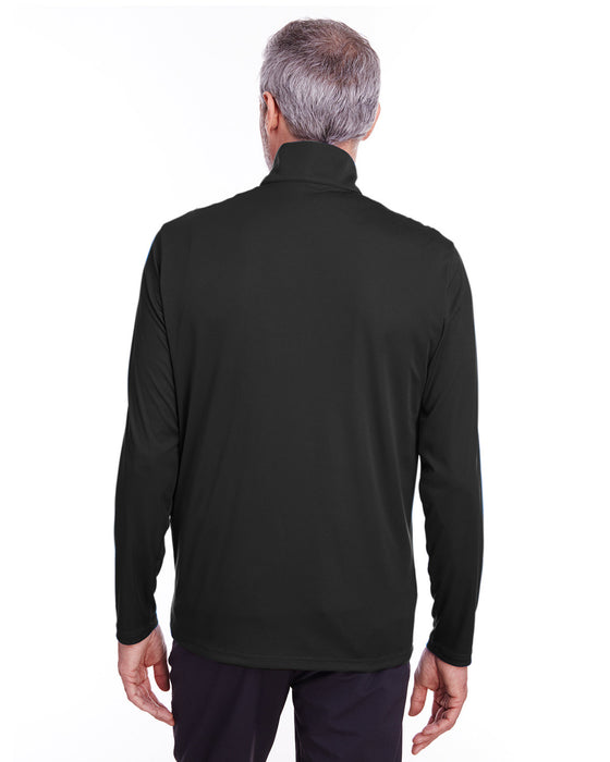 Rear view of the Puma Golf Men's Icon Quarter-Zip