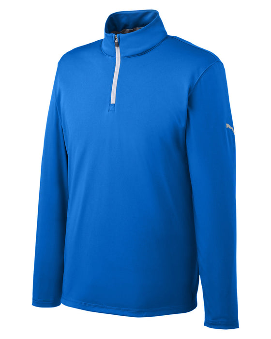 Right and Blank view of the Puma Golf Men's Icon Quarter-Zip