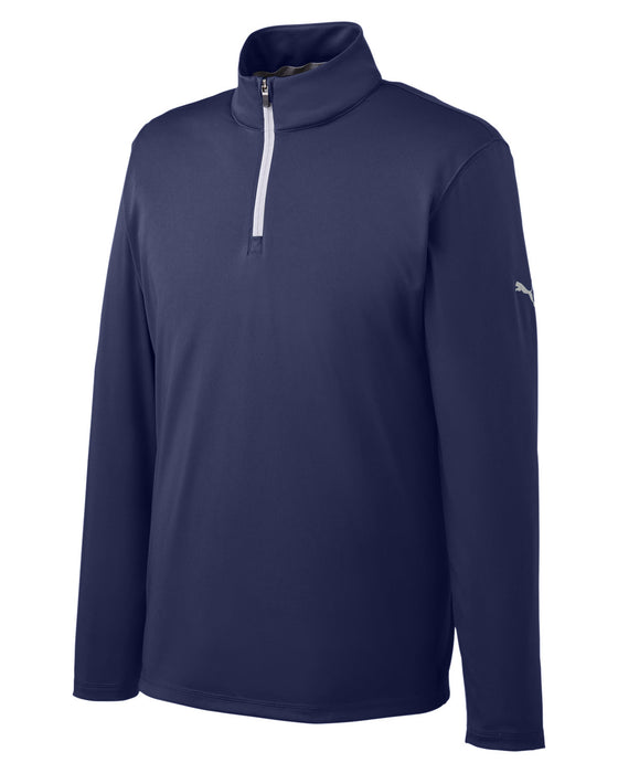 Right and Blank view of the Puma Golf Men's Icon Quarter-Zip