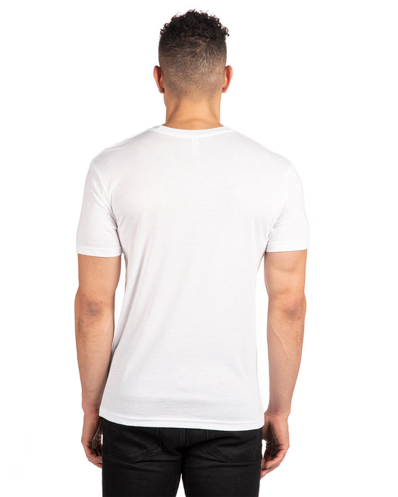 Rear view of the Unisex Triblend T-Shirt