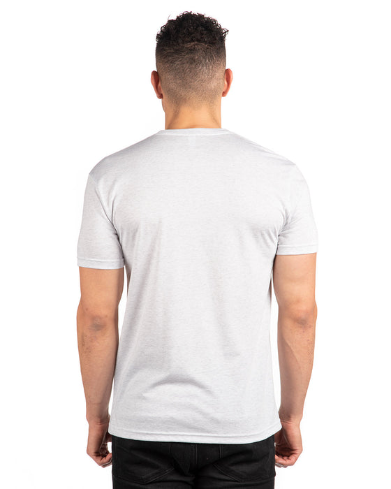 Rear view of the Unisex Triblend T-Shirt