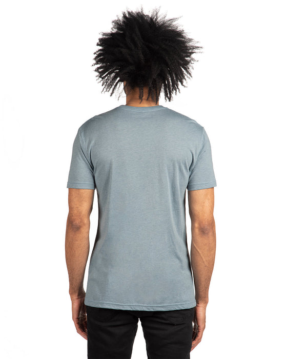 Rear view of the Unisex Triblend T-Shirt