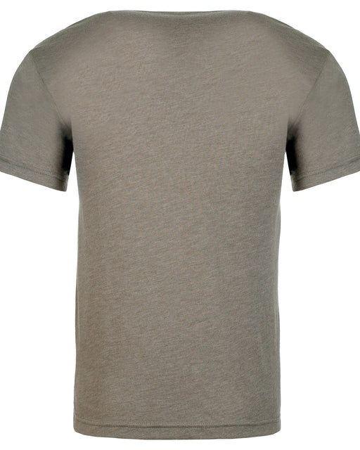 Rear and Blank view of the Unisex Triblend T-Shirt