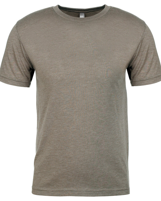 Front and Blank view of the Unisex Triblend T-Shirt