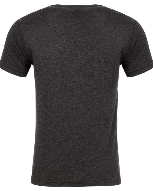 Rear and Blank view of the Unisex Triblend T-Shirt