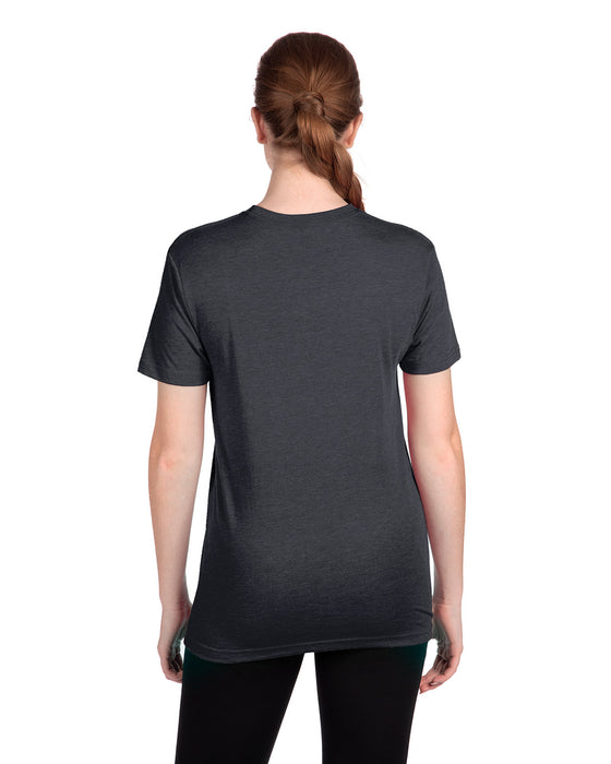 Rear view of the Unisex Triblend T-Shirt