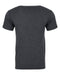 Rear and Blank view of the Unisex Triblend T-Shirt