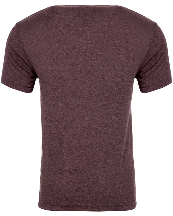 Rear and Blank view of the Unisex Triblend T-Shirt