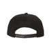 Rear view of the Premium Flat Bill Snapback Cap - 