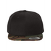 Front view of the Premium Flat Bill Snapback Cap - 