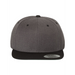Front view of the Premium Flat Bill Snapback Cap - 