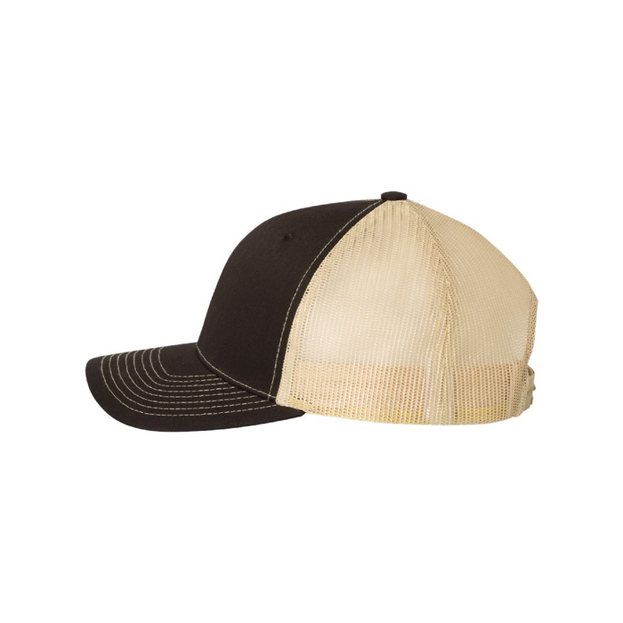 Left view of the Richardson Snapback Trucker Cap - 