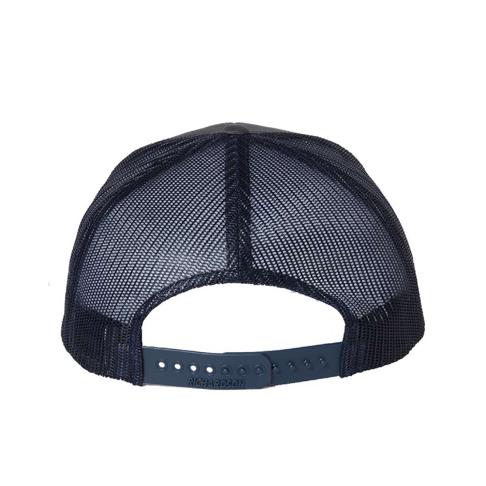 Rear view of the Richardson Snapback Trucker Cap - 