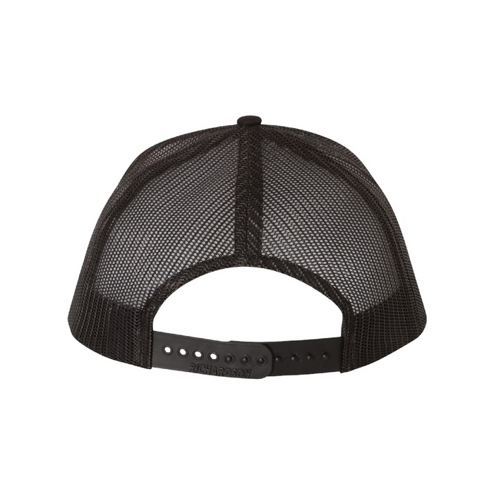 Rear view of the Richardson Snapback Trucker Cap - 