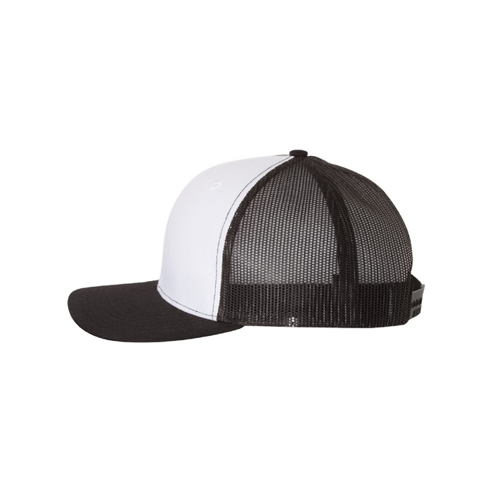 Left view of the Richardson Snapback Trucker Cap - 