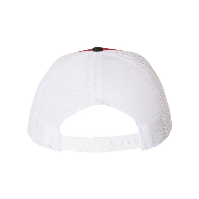 Rear view of the Richardson Snapback Trucker Cap - 