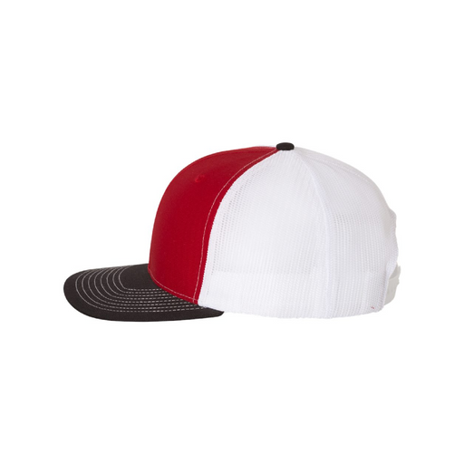 Left view of the Richardson Snapback Trucker Cap - 