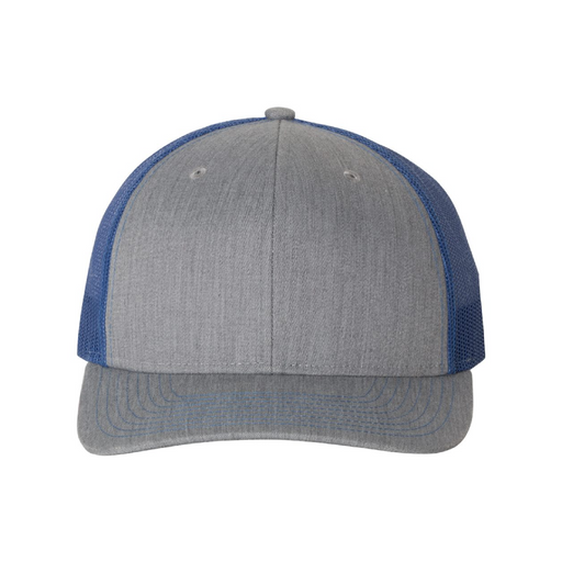 Front view of the Richardson Snapback Trucker Cap - 