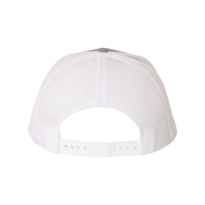Rear view of the Richardson Snapback Trucker Cap - 