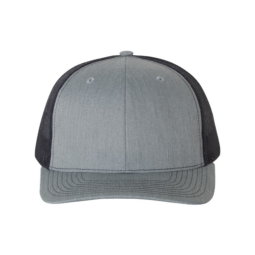 Front view of the Richardson Snapback Trucker Cap - 