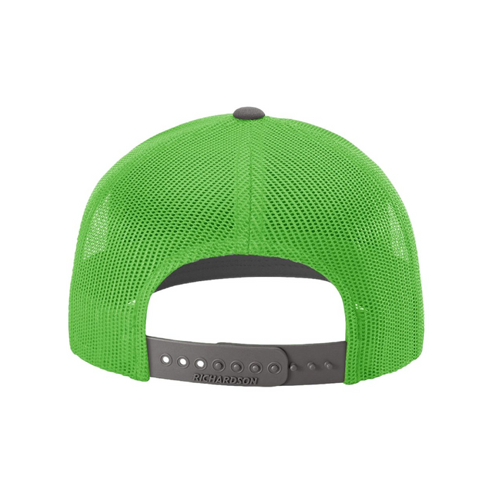 Rear view of the Richardson Snapback Trucker Cap - 