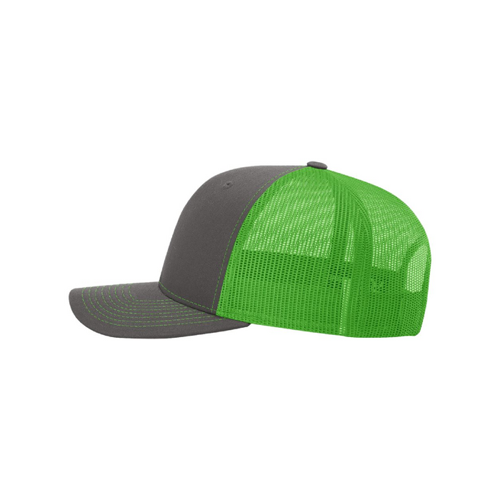 Left view of the Richardson Snapback Trucker Cap - 